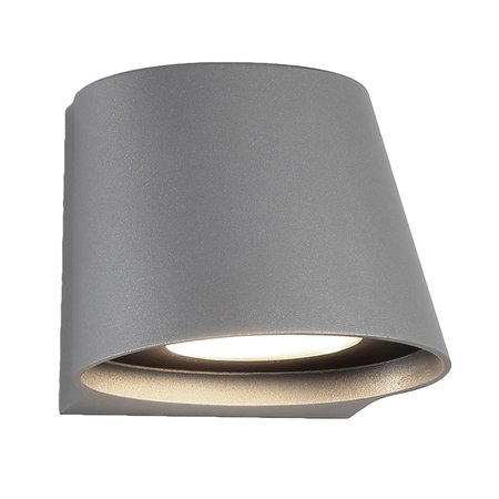 DWELED Mod 7in LED Indoor and Outdoor Wall Light 3000K in Graphite WS-W656